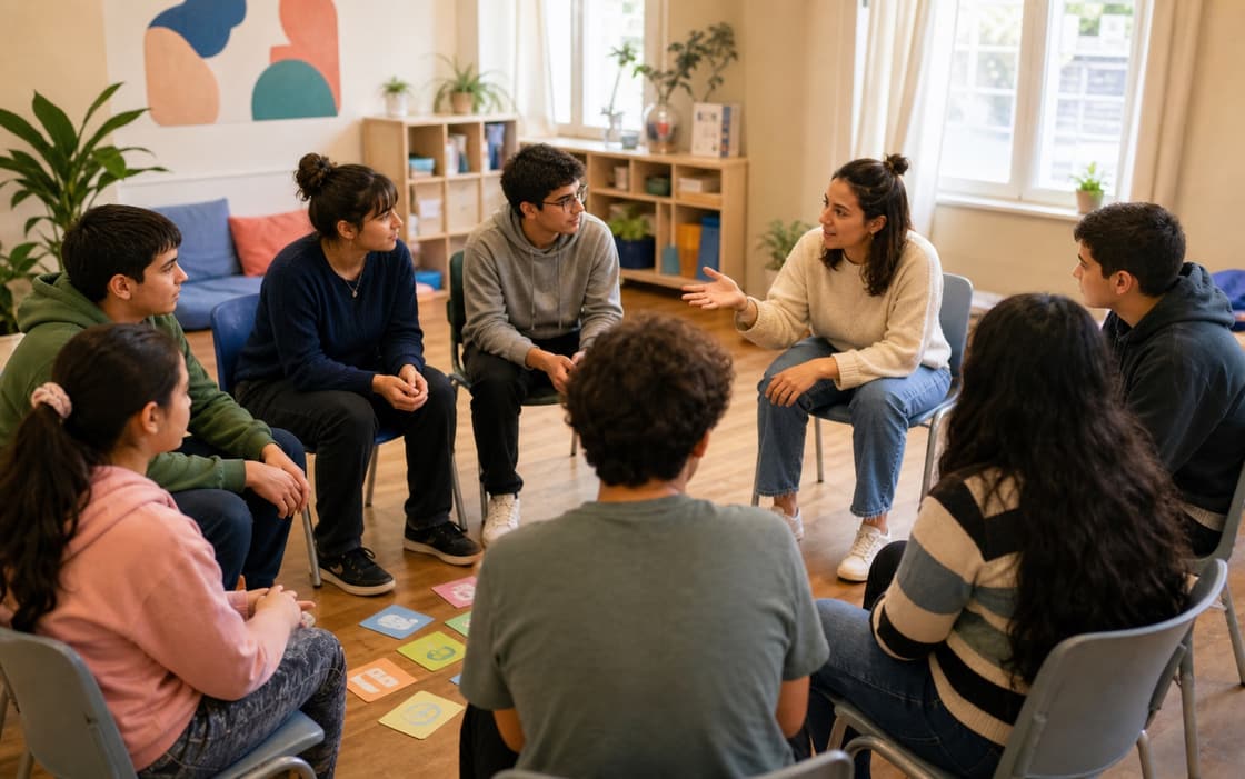 Dinámica de habilidades sociales en grupo